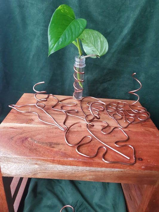 Copper propagation tube holder