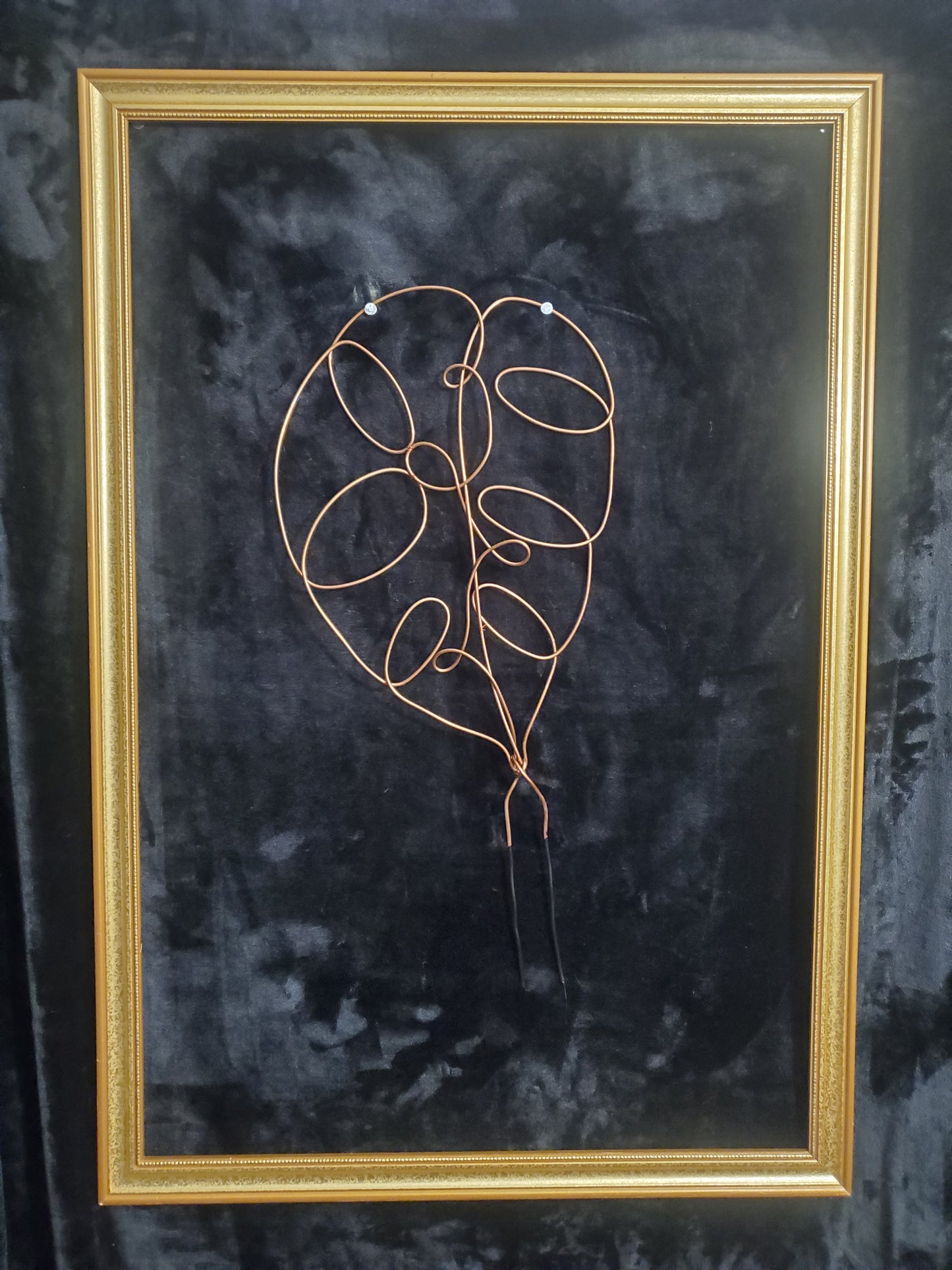 Copper plant trellises