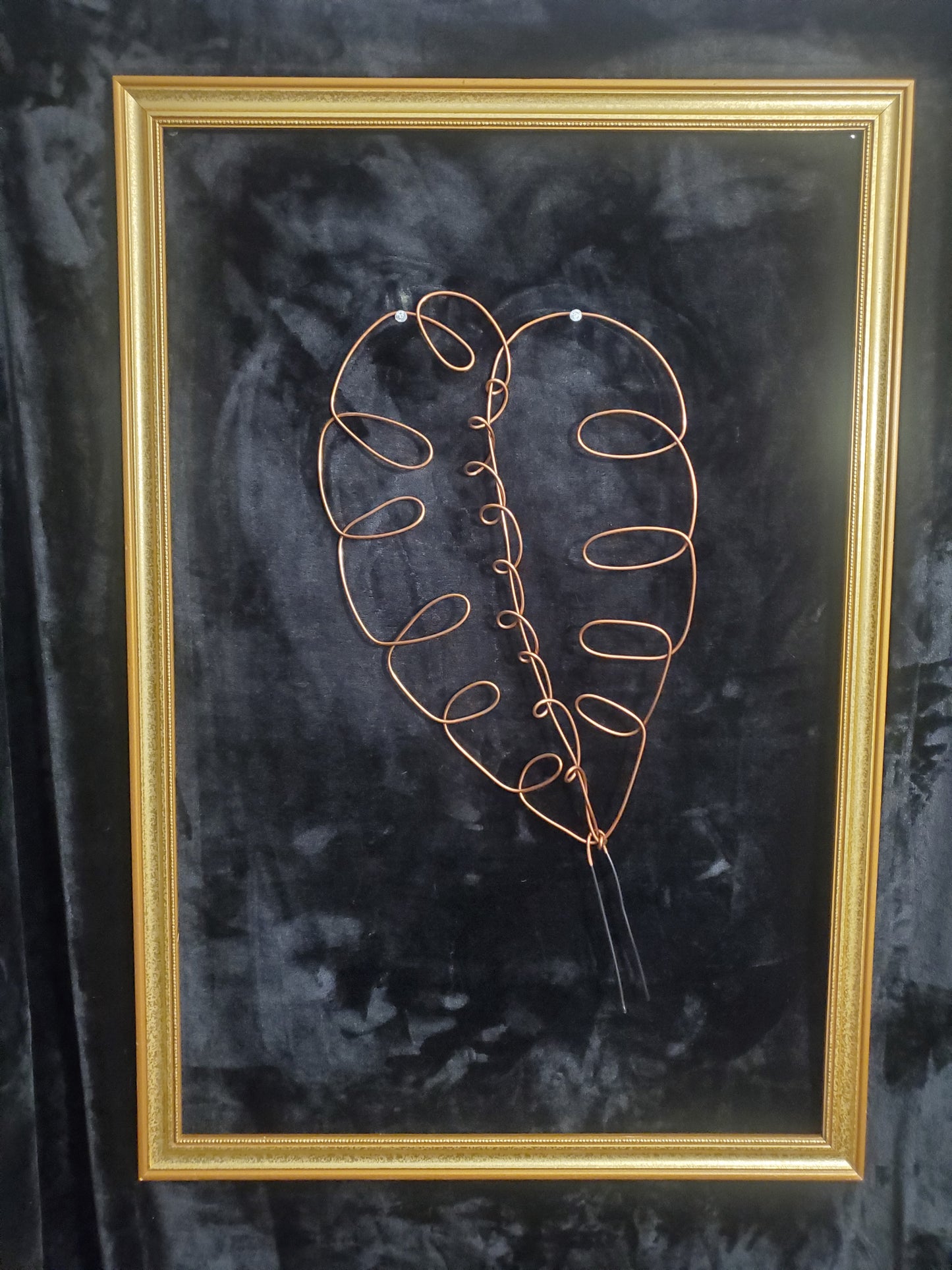Copper plant trellises