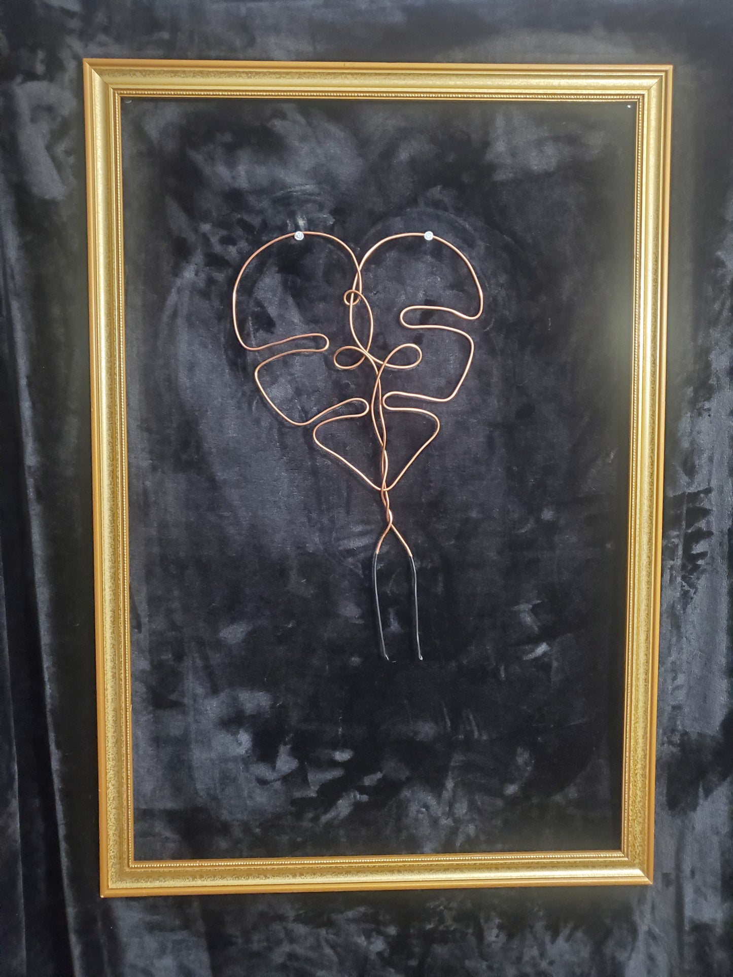 Copper plant trellises