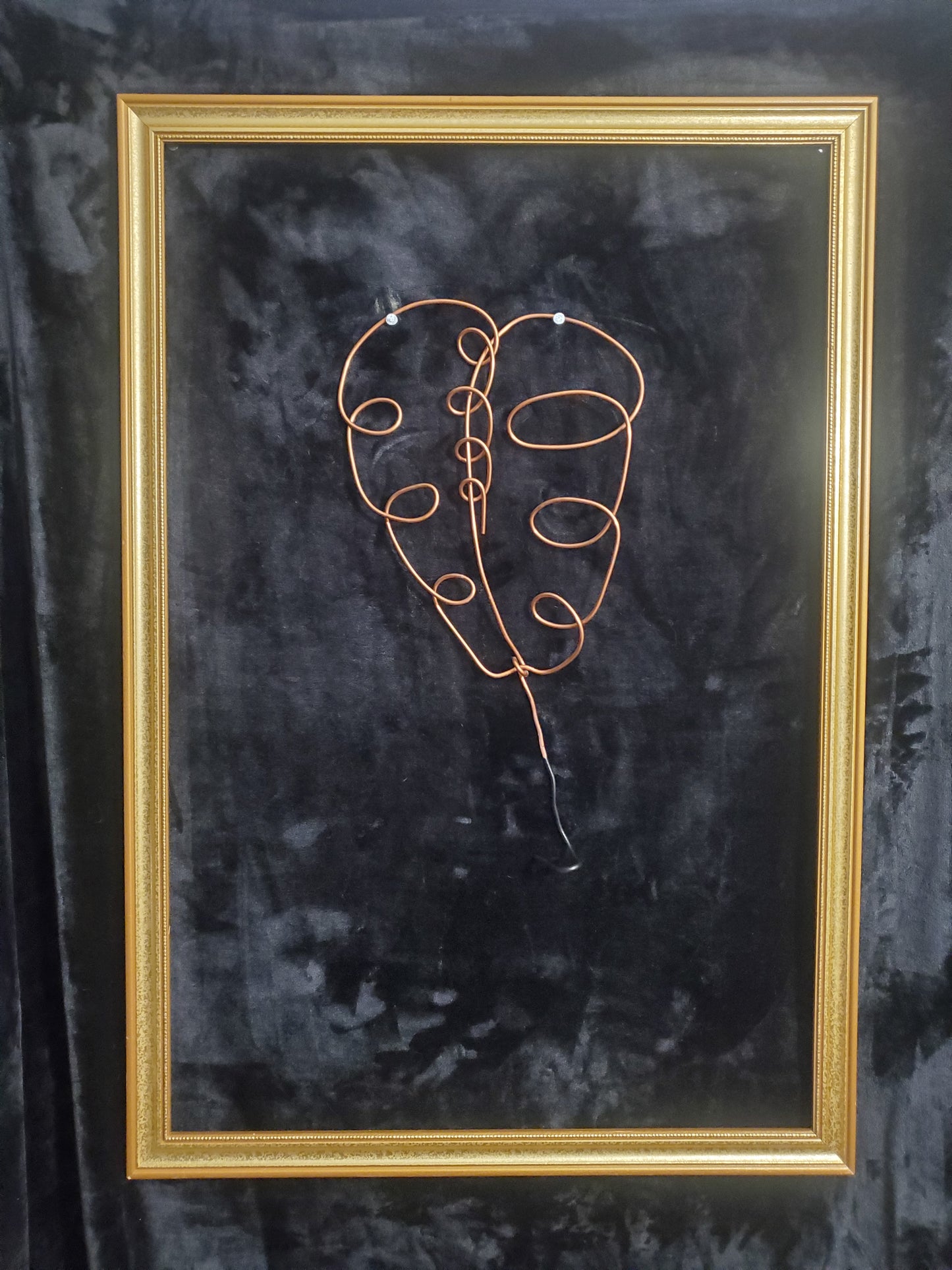 Copper plant trellises